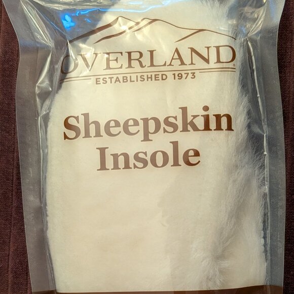 Overland Premium Sheepskin Insoles Women's Size 10 UK 9 EU 40/41 BRAND NEW - Picture 1 of 4